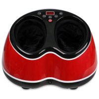朗康 LK-8806足疗机脚底按摩器 4D全包裹按摩足疗仪 玫瑰红 智能温热辅助按摩仪腿部按摩器