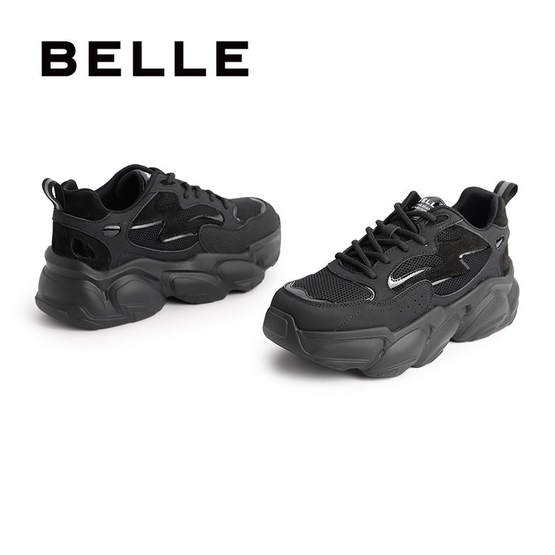 BELLE/百丽2021春新款休闲运动风厚底女老爹鞋32533AM1