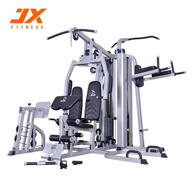 军霞(JUNXIA)JX-1600 综合训练器六人站大型力量器械-高清大图