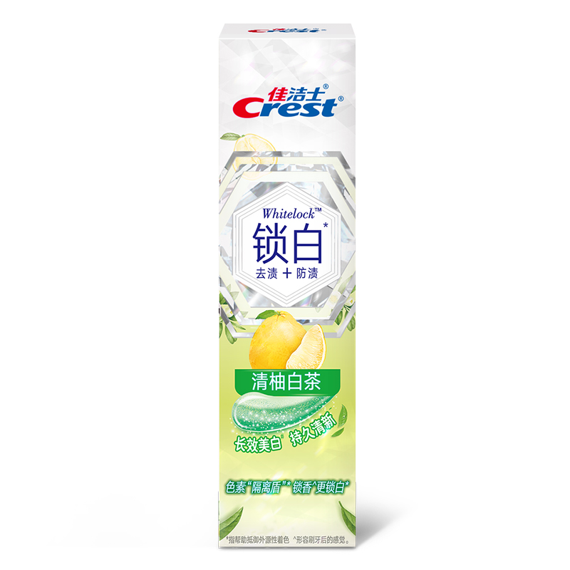 佳洁士 120g双色锁白牙膏清柚白茶(单位:支)