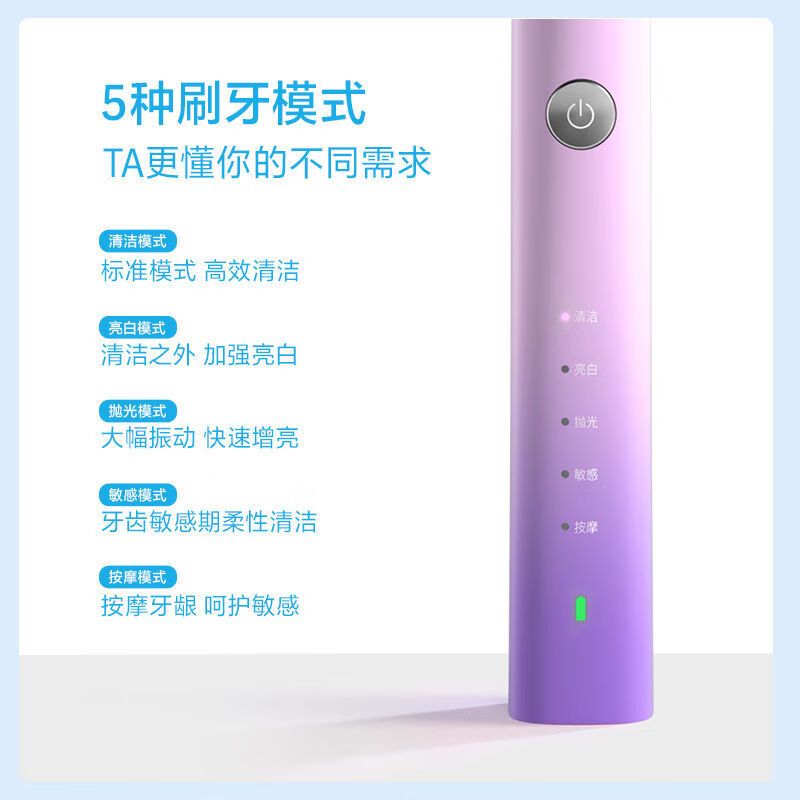 FLYCO飞科FT7105 深海蓝 成人电动牙刷高清大图