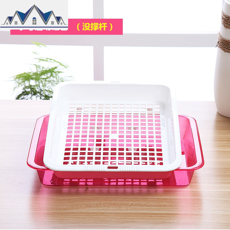 多功能塑料沥水杯架厨房置物架餐具晾干碗架水果盆果篮果盘洗菜筐 三维工匠