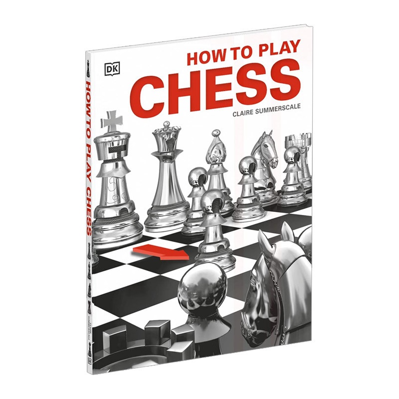 [醉染正版]英文原版 How to Play Chess 如何下国际象棋 精装 初学者下棋参考科普百科指南 青少年儿童国高清大图