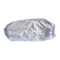 鸣固 PVC套袖 长款防水防油耐酸碱牛津布耐磨套袖 白色 一双40*20CM MG-ST-1948-1