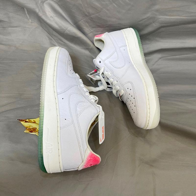 空军一号寿桃(送四件套) 36 空军一号 air force af1白绿粉寿桃渐变男