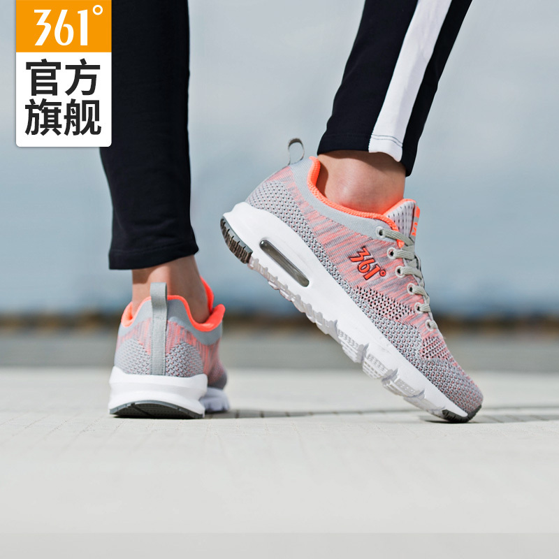 361°女鞋运动鞋2018防滑减震跑步鞋