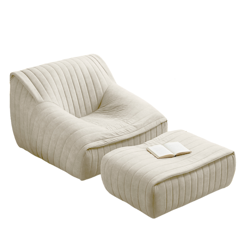 铭思达懒人沙发带脚踏套高清大图