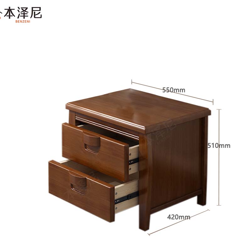 本泽尼 床头柜 HTX-XM5451 550*420*510mm 个高清大图