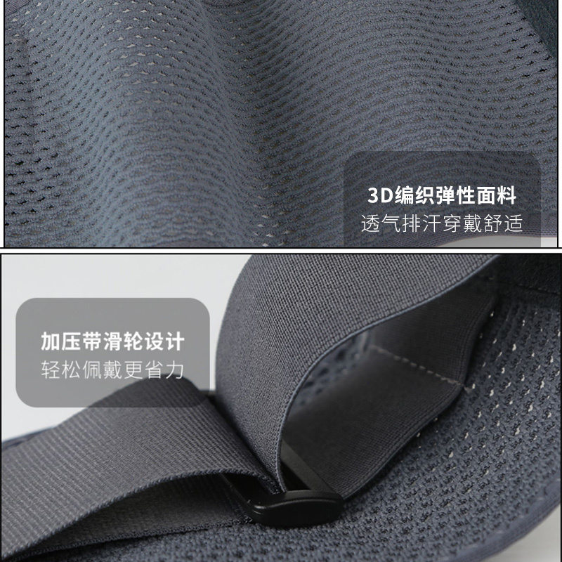 康舒医用固定带 医用窄款护腰灰色A3032S腰椎间盘突出腰肌劳损自发热保暖医用医疗腰围子腰托腰疼四季通用