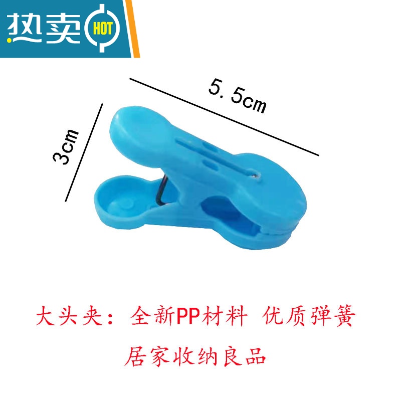 敬平小夹子家用夹衣服内衣袜子衣架防风固定晾衣夹多功能塑料晾晒夹 豌豆夹(24支) 超市专卖/一等料高清大图
