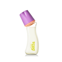 betta贝塔 婴幼儿智能系列耐热玻璃奶瓶GF4-150ml 标准口径耐高温 十字X型奶嘴 日本原装进口