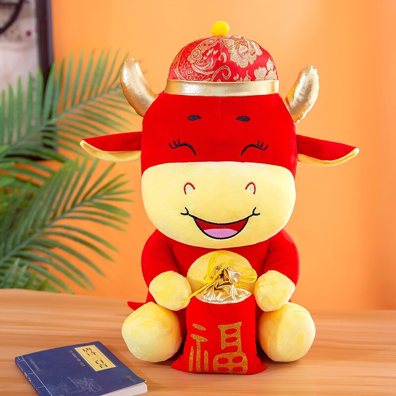 苏奕凌羽SY05牛年吉祥物公仔