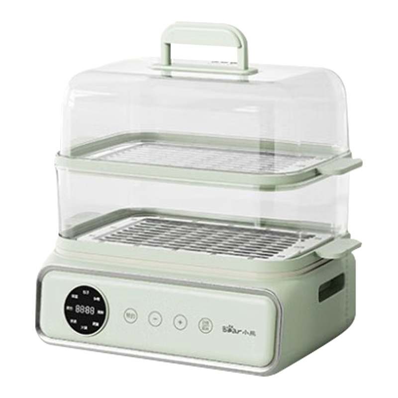 小熊电蒸锅上蒸下煮不粘锅火锅不锈钢蒸盘微电脑控制DZG-P20W6