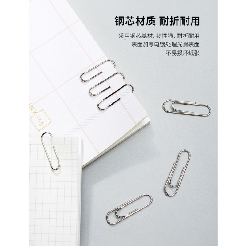 得力(deli) 0018 回形针(100枚/盒) 20盒/包 1包价格