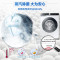 三星(SAMSUNG)10.5公斤洗衣机全自动 家用滚筒 蒸汽除菌 AI智能控制 泡泡净洗 WW10T504DAX/SC