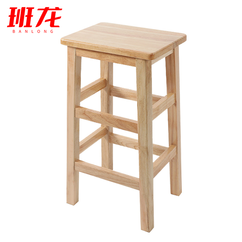 班龙实木凳33*60cm原木色张高清大图