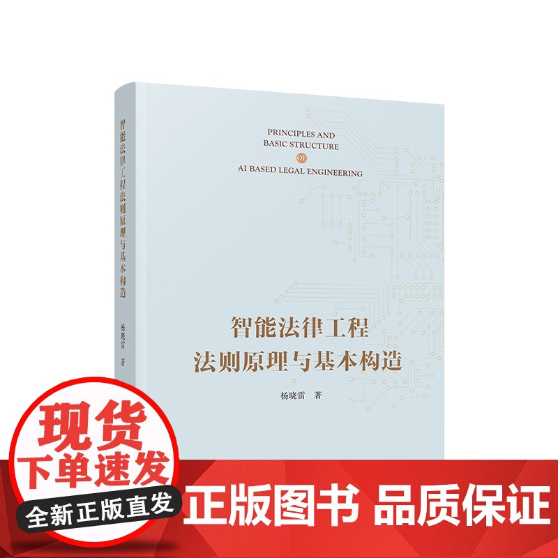 智能法律工程法则原理与基本构造 杨晓雷著 人民出版社高清大图