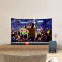 JBL BAR5.1电视回音壁音响家庭影院5.1声道套装音箱客厅无线环绕Soundbar条形蓝牙低音炮 黑色