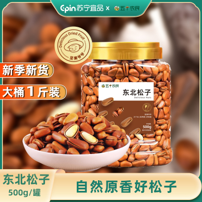 五个农民东北松子500g/罐