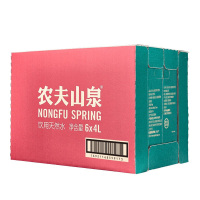 农夫山泉饮用天然水4L