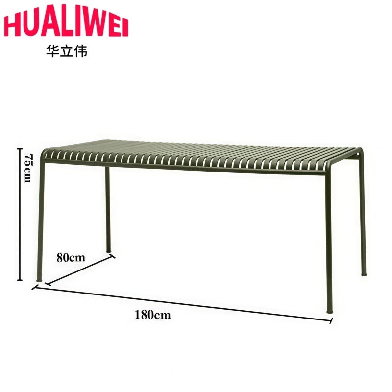 华立伟 户外桌子180*80*75CM张