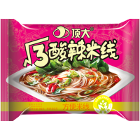 【中华特色】河北供销馆 顶大 酸辣米线96g 非油炸速食 方便米线泡面方便面 河北秦皇岛特产 华北