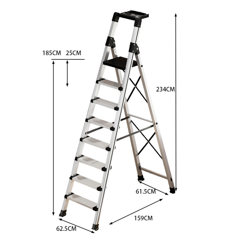 攸形 折叠梯八步个高清大图