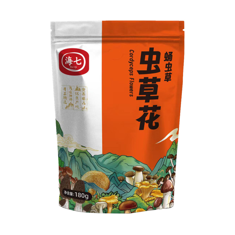 海七南北干货虫草花180g