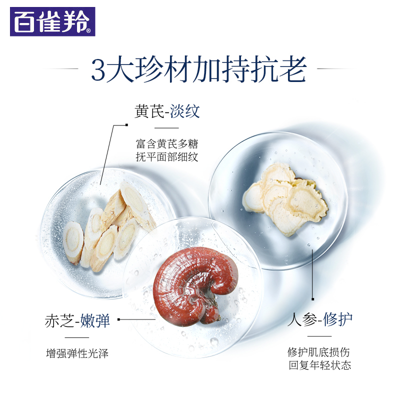 百雀羚(PECHOIN) 栖宫窗御藏礼盒(原液面膜5片+抚纹精华液30ml)