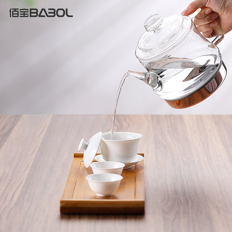Babol/佰宝 DCH-901电子茶炉 全自动抽水玻璃电热水壶自动上水器家用烧水壶国产温控器办公室煮茶壶高清大图
