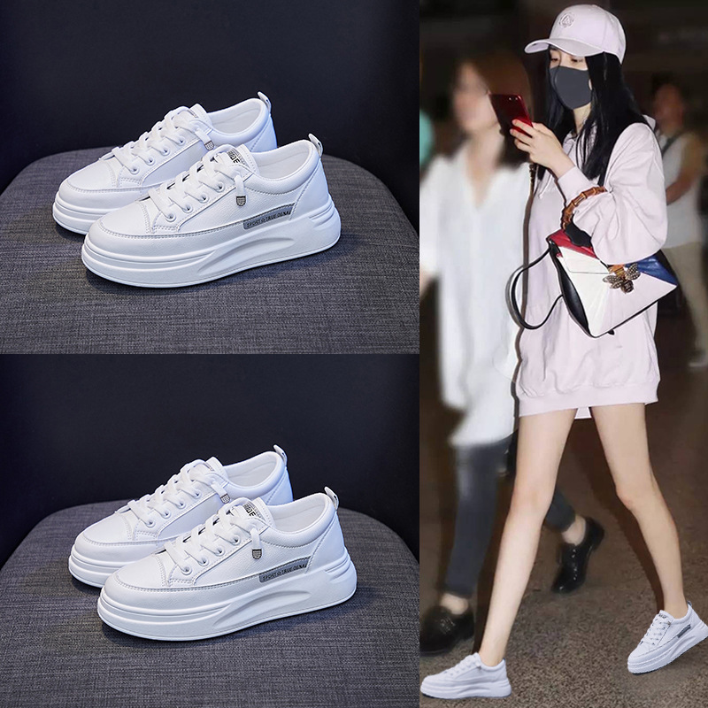 2021春季新款韩版厚底小白鞋女学生ins潮街拍板鞋女透气厚底鞋z19