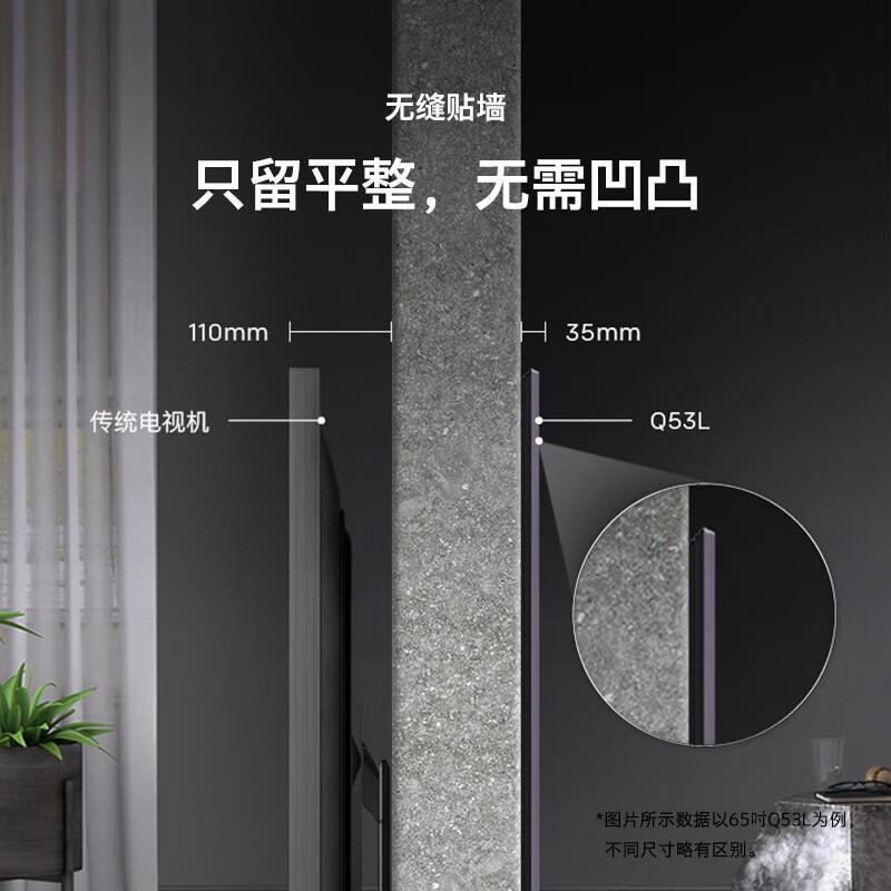 创维(SKYWORTH)65Q53L(65英寸含底座)平板电视单位:台