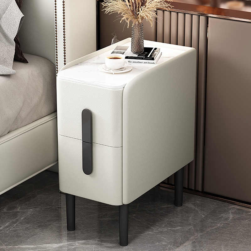 迪玛森智能床头柜小型超窄极简约现代轻奢岩板无线充电卧室床边柜子