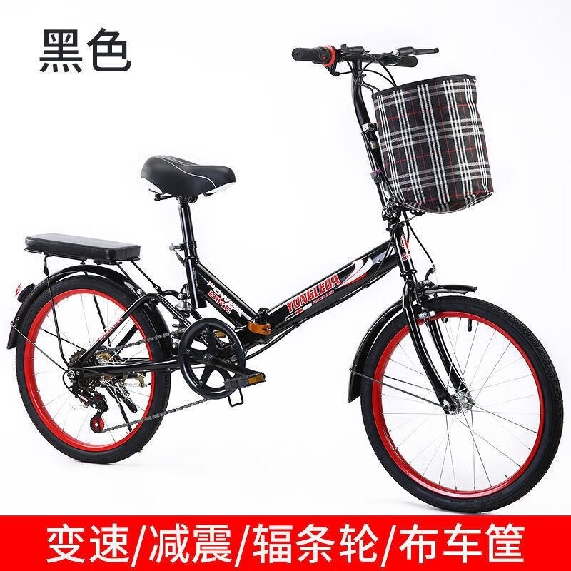 新款女士儿童折叠减震自行车中小学生迷你单车20寸16寸kJ高清大图