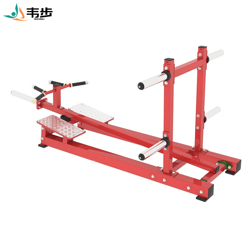 韦步EM975商用悍马系列健身房站立式手臂抬举硬拉T型划船训练器械