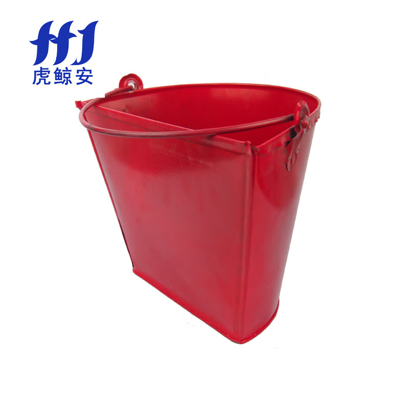 虎鲸安(HJ)HJ-BYST-RD 消防沙桶黄沙半圆圆形烤漆应急铁桶急救桶高清大图