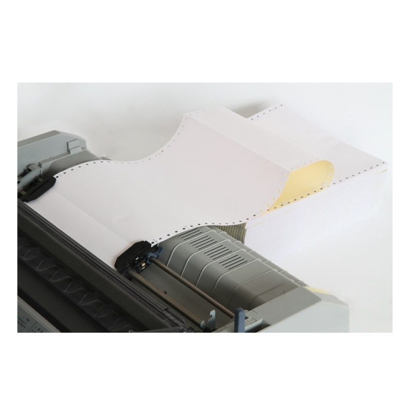 史泰博 241五联三等分无压线 电脑打印纸 彩色 1000页/箱高清大图