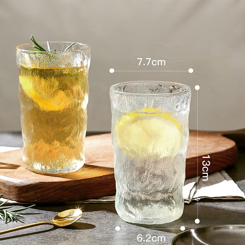 MAXCOOK美厨玻璃杯340ml*2只冰川纹高款MCB6172高清大图