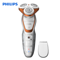 飞利浦(Philips)电动剃须刀SW5700 星战系列BB-8版 旋转式三刀头充电刮胡刀剃须刀 全身水洗 1小时快充