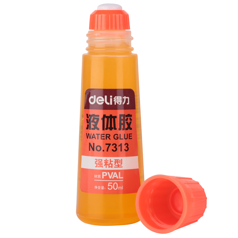 得力 7313 液体胶 50ML 24支/组 单位:组