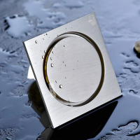 潜水艇(Submarine)LTFD50-10 四防防臭地漏干湿区 通用亚银拉丝面