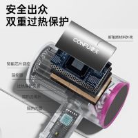康夫(CONFU)电吹风机 大功率冷热风护发 UV漆手感细腻 家用理发店恒温护发过热保护风筒KF-3143天空灰