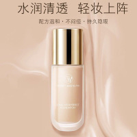 透蜜轻薄持妆粉底液40ml 持久遮瑕 控油保湿 水润清透 持久保湿遮瑕膏水润控油裸妆bb霜（PO2哑光亮肤色）