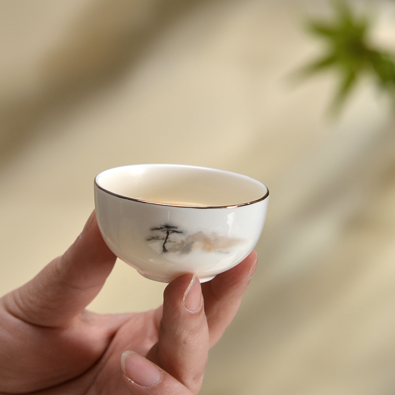 北国风光 远上寒山寺骨瓷茶具 TS-0111P 套高清大图