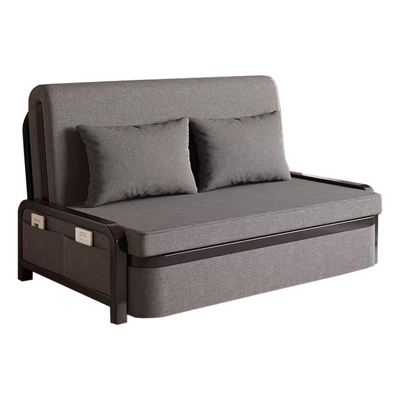 福茂莱 折叠沙发床棉麻张高清大图