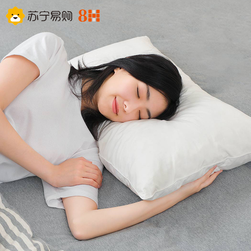 小米生态链8H乳胶枕 进口天然乳胶颗粒枕头 护颈枕芯 碎乳胶枕 保健枕 白色