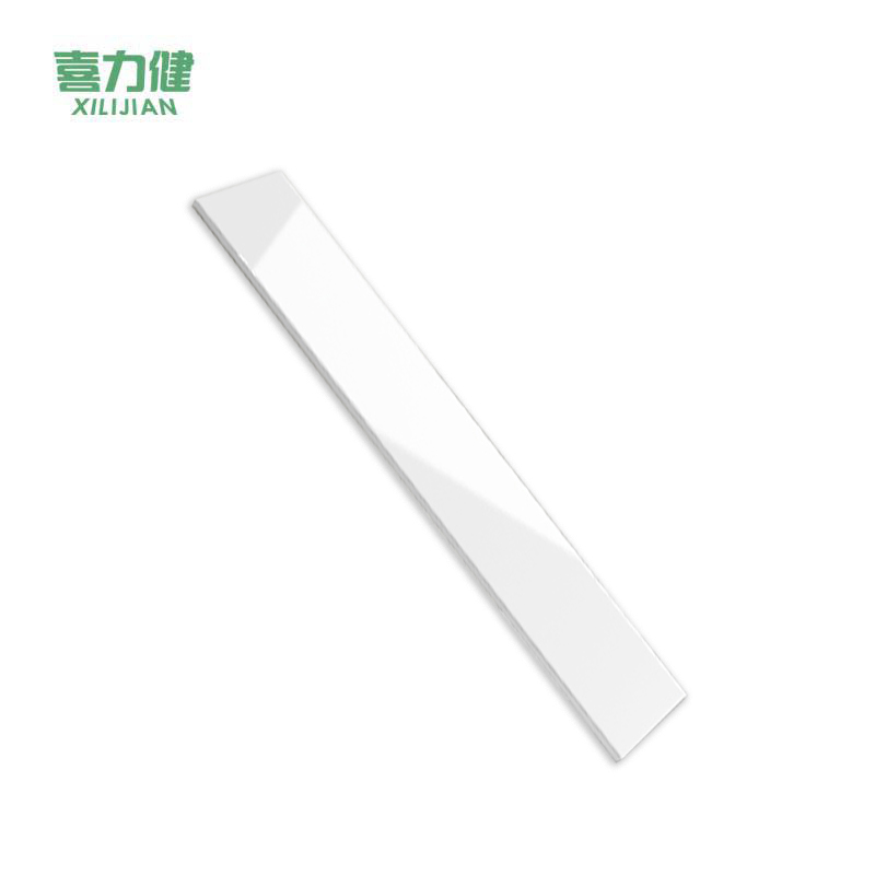 喜力健 自粘PVC地脚线 月光白-长3M*高0.08M*3MM 条高清大图