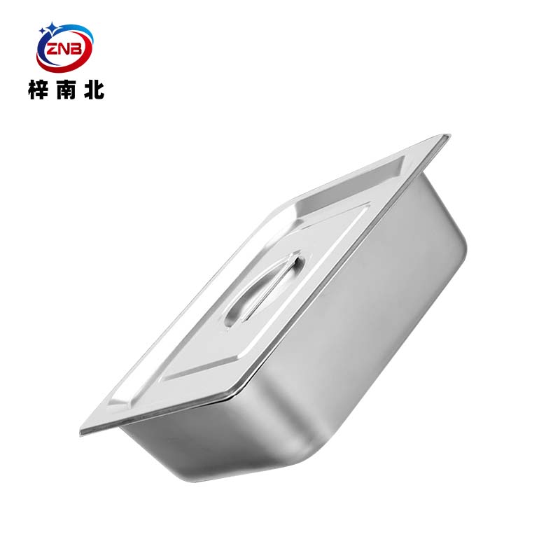 梓南北 304不锈钢1/1份数盆含盖 53*33*10cm 套高清大图