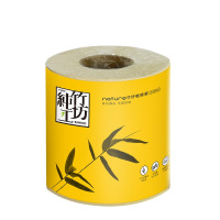 纯竹工坊 卷纸 自柔纯系列竹浆有芯4层140克12卷 家庭纸巾清洁用纸
