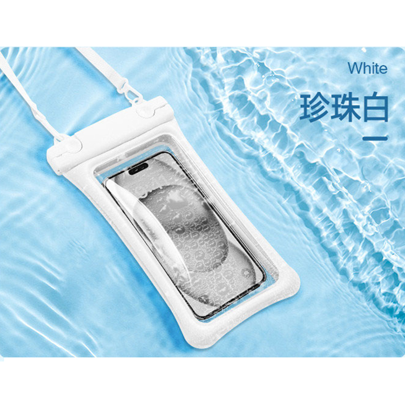 手机防水袋 可触屏拍照游泳专用漂流装备 户外潜水下海边玩水防水套-立体气囊款高清大图